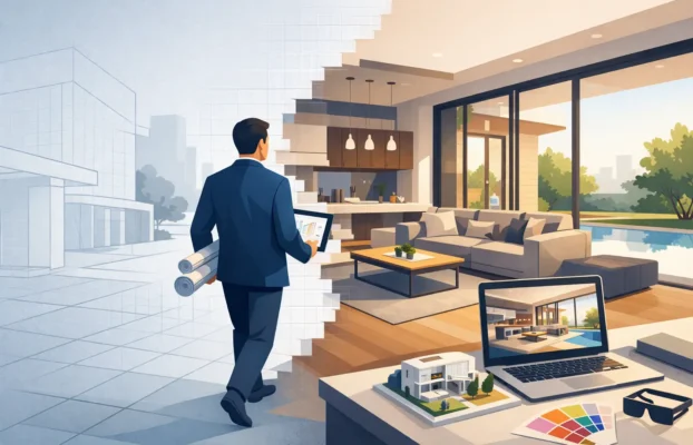 CGI Walkthrough for Unbuilt Projects