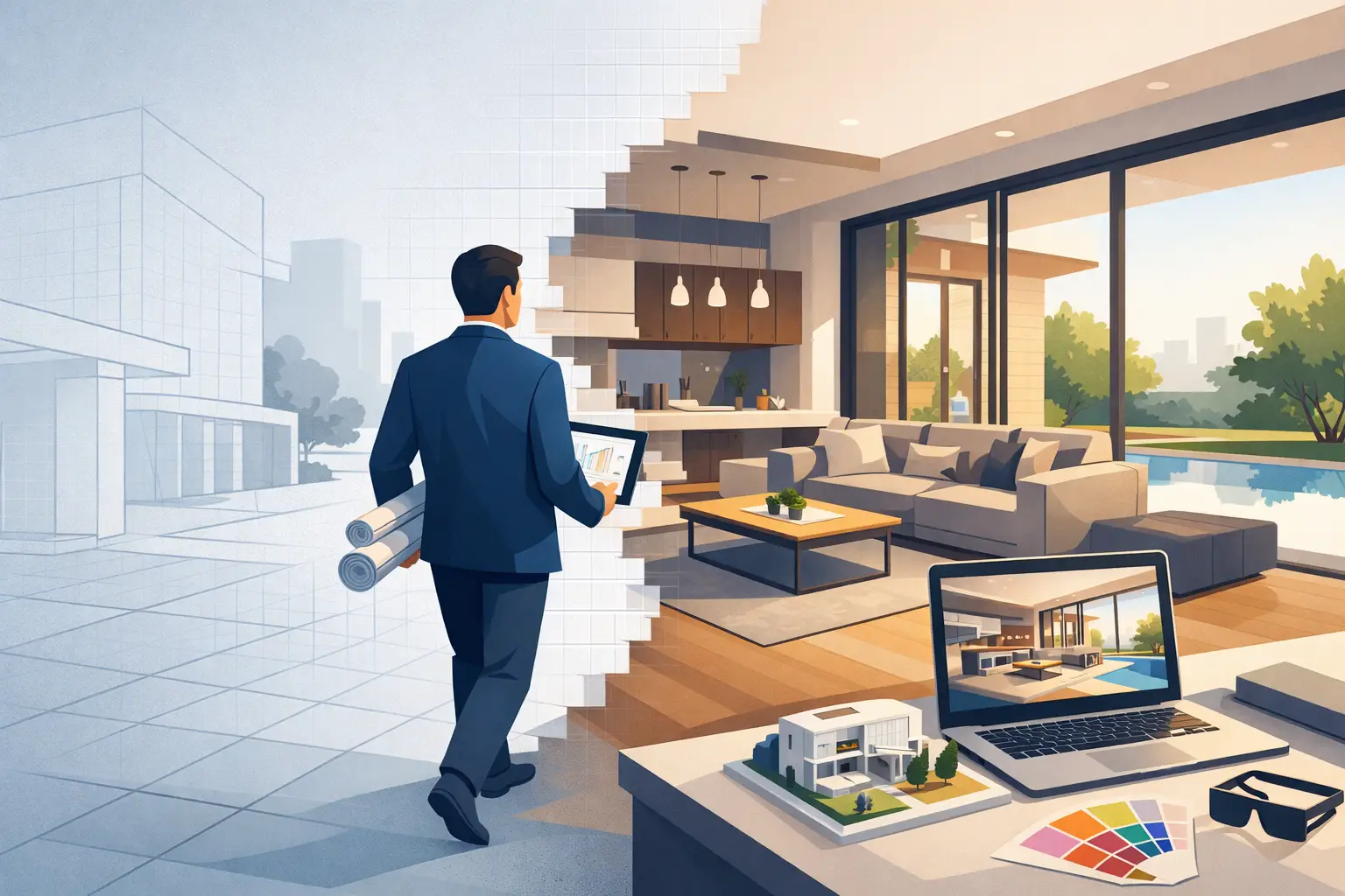 CGI Walkthrough for Unbuilt Projects