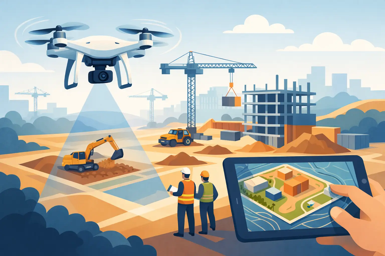 Drone Mapping Services for Construction Sites