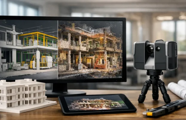 BIM Ready Point Cloud Workflow for Existing Buildings