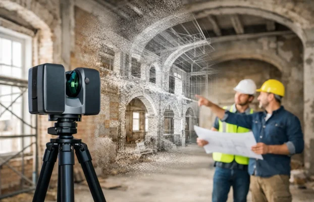 LiDAR Scanning Example for Building Renovation