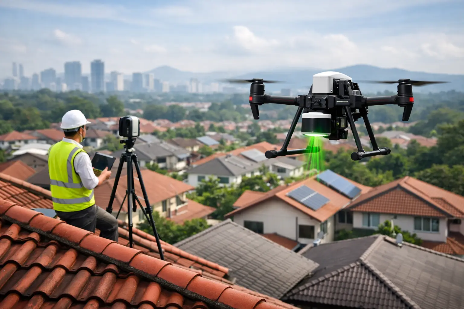 LiDAR Roof Surveys Malaysia for Better Roof Data