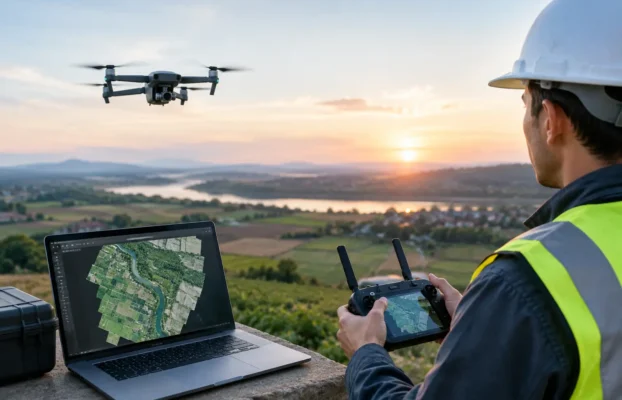 What Determines Drone Orthomosaic Accuracy?